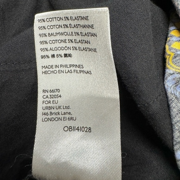 ANTHROPOLOGIE MAEVE Medallion Print Shorts Abstract City Black 4 - Picture 10 of 11